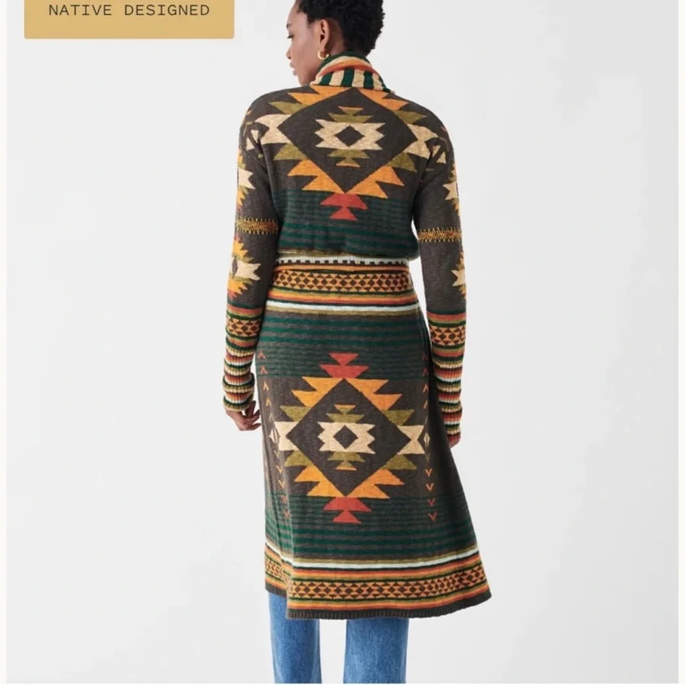 Faherty Multicolor Patterned Cardigan - Picture 4 of 6